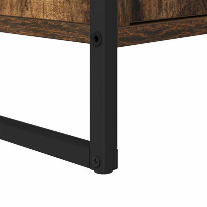 Badkamer Kast met opslag Rook Eik 60 x 30 x 60 cm Bewerkt hout