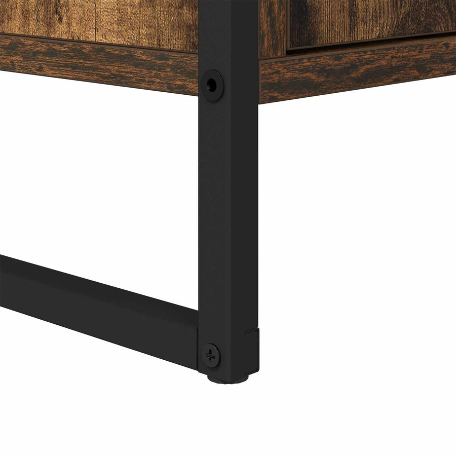 Badkamer Kast met opslag Rook Eik 60 x 30 x 60 cm Bewerkt hout