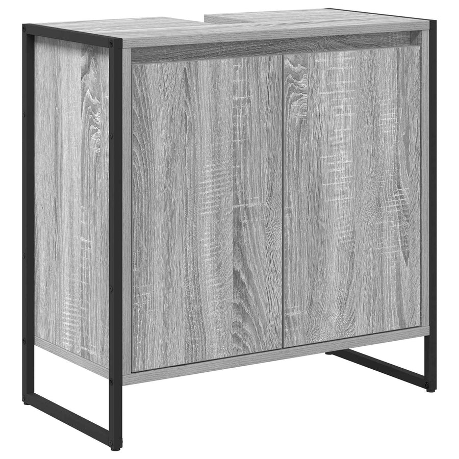 Badkamer Kast Grijs Sonoma 60 x 30 x 60 cm Bewerkt hout