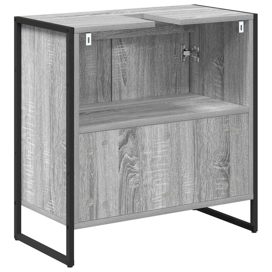 Badkamer Kast Grijs Sonoma 60 x 30 x 60 cm Bewerkt hout