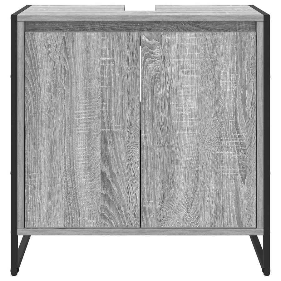 Badkamer Kast Grijs Sonoma 60 x 30 x 60 cm Bewerkt hout