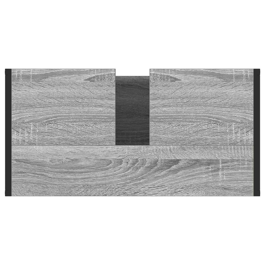 Badkamer Kast Grijs Sonoma 60 x 30 x 60 cm Bewerkt hout
