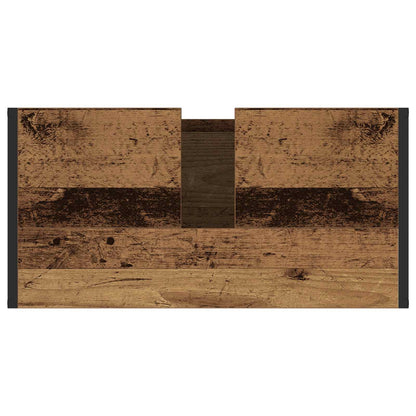 Badkamer Kast met opslag Oud Hout 60 x 30 x 60 cm Bewerkt hout