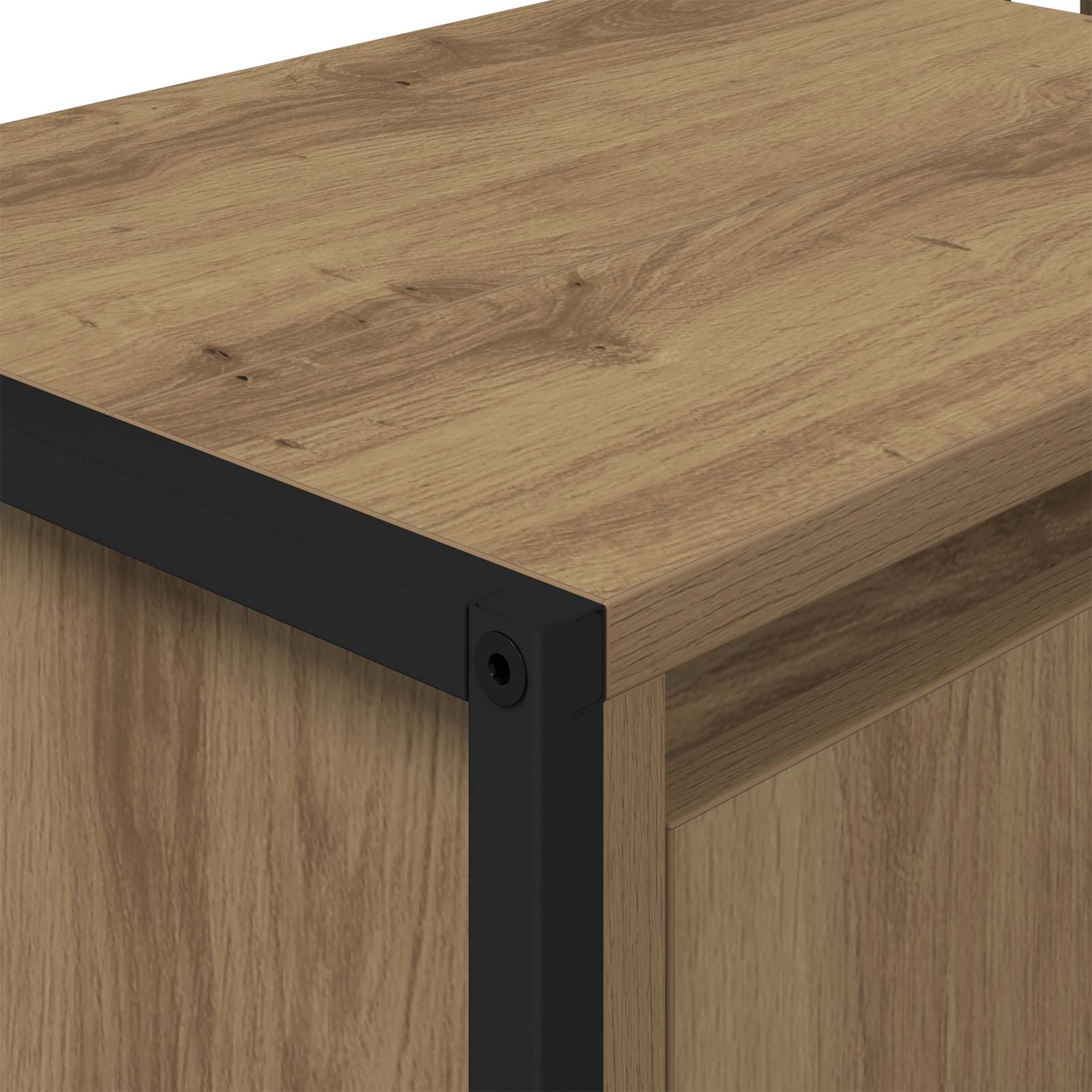 Badkamer Kast Ambachtelijk eiken 60 x 30 x 60 cm Bewerkt hout