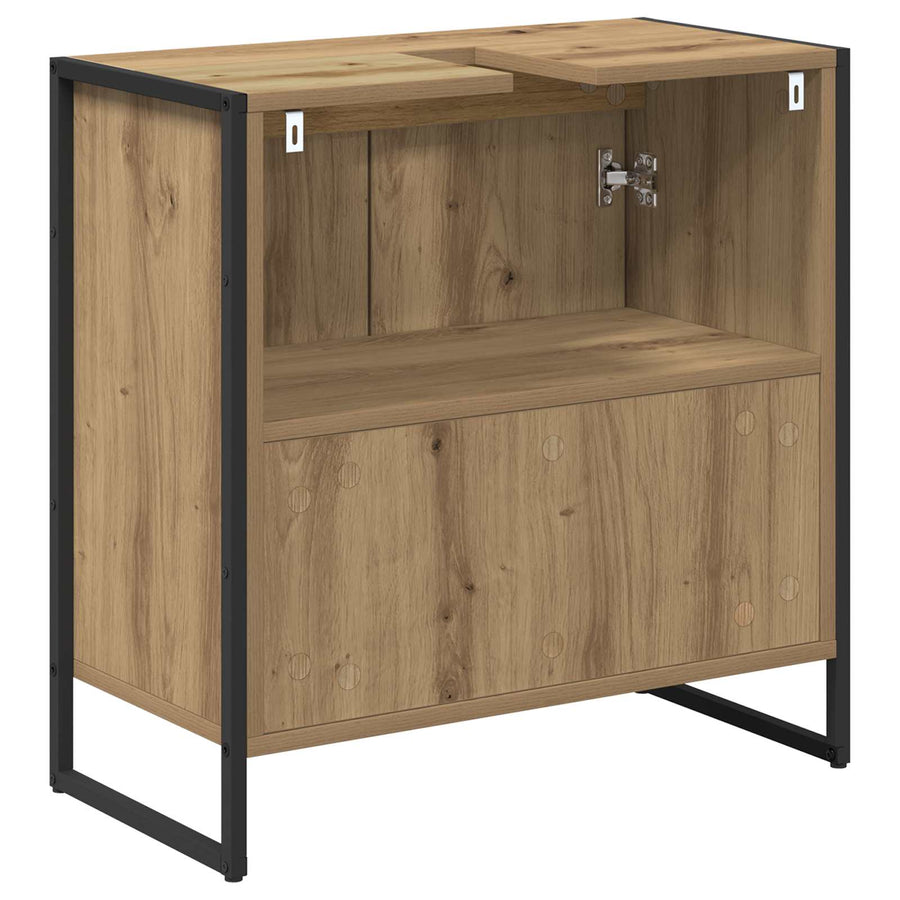 Badkamer Kast Ambachtelijk eiken 60 x 30 x 60 cm Bewerkt hout