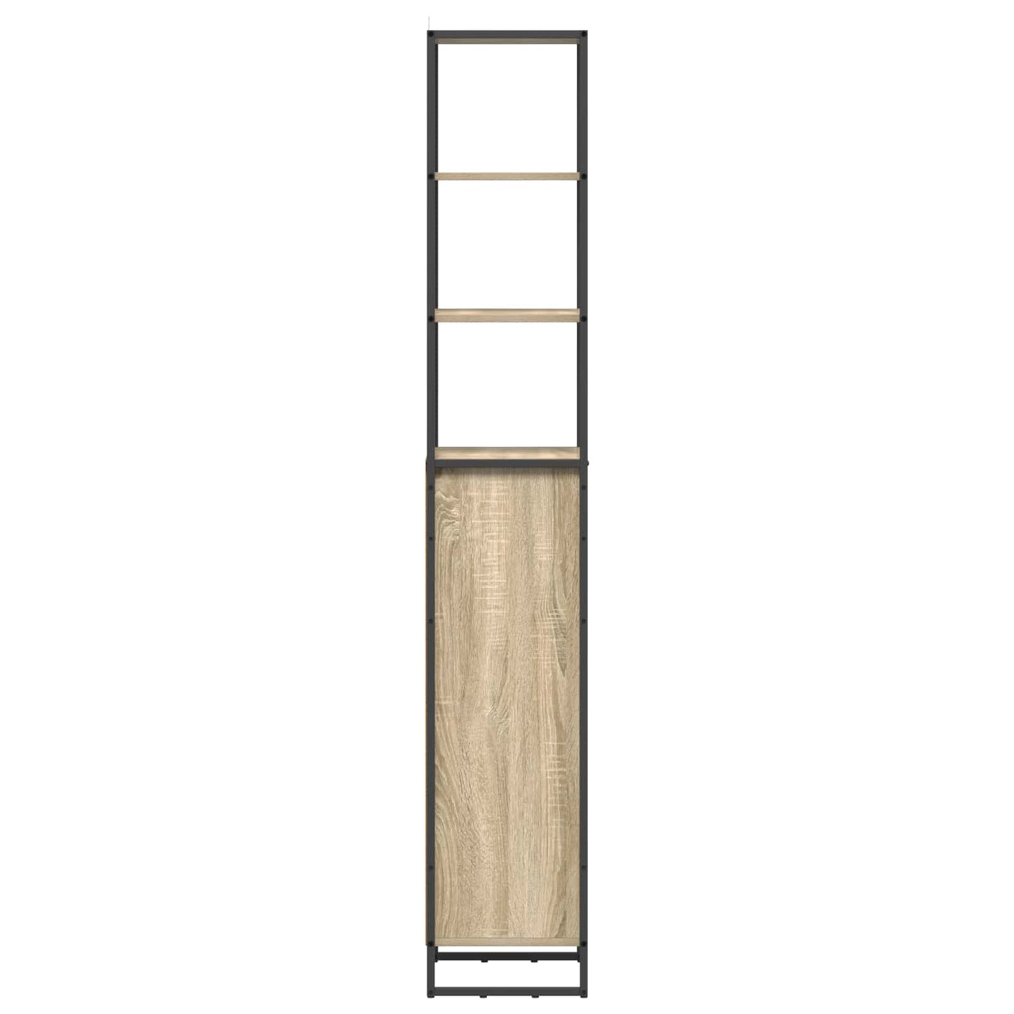 Badkamer Kast met lade Sonoma 40 x 30 x 180 cm Bewerkt hout