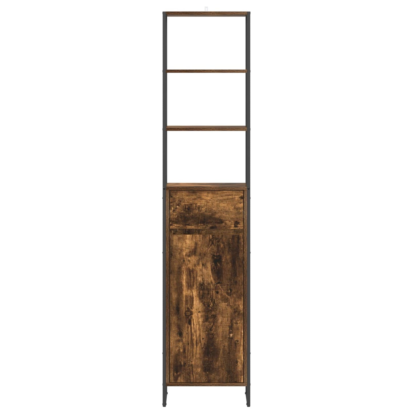 Badkamer Kast met lade Rook Eik 40 x 30 x 180 cm Bewerkt hout