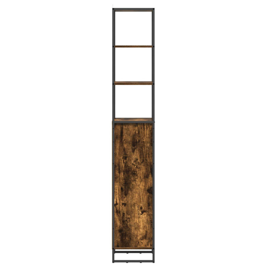 Badkamer Kast met lade Rook Eik 40 x 30 x 180 cm Bewerkt hout