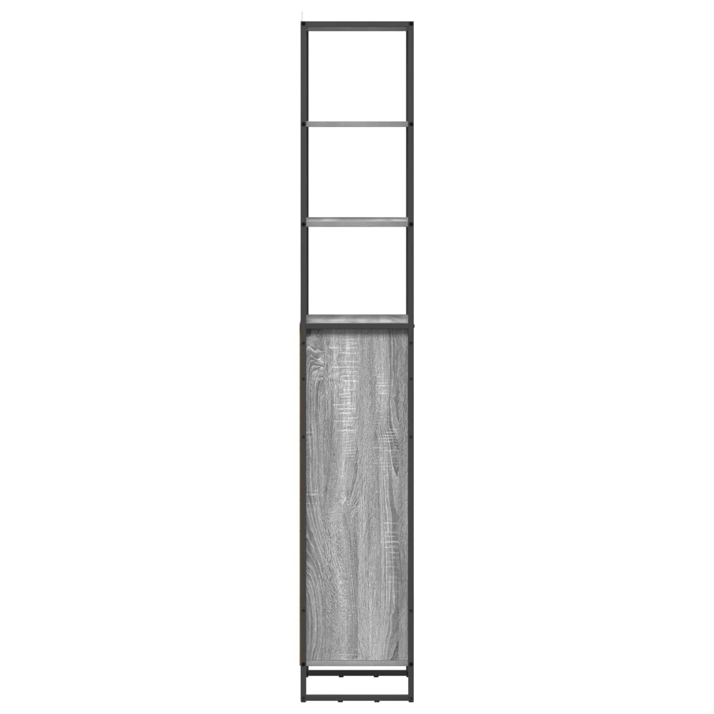 Badkamer Kast Grijs Sonoma 40 x 30 x 180 cm Bewerkt hout