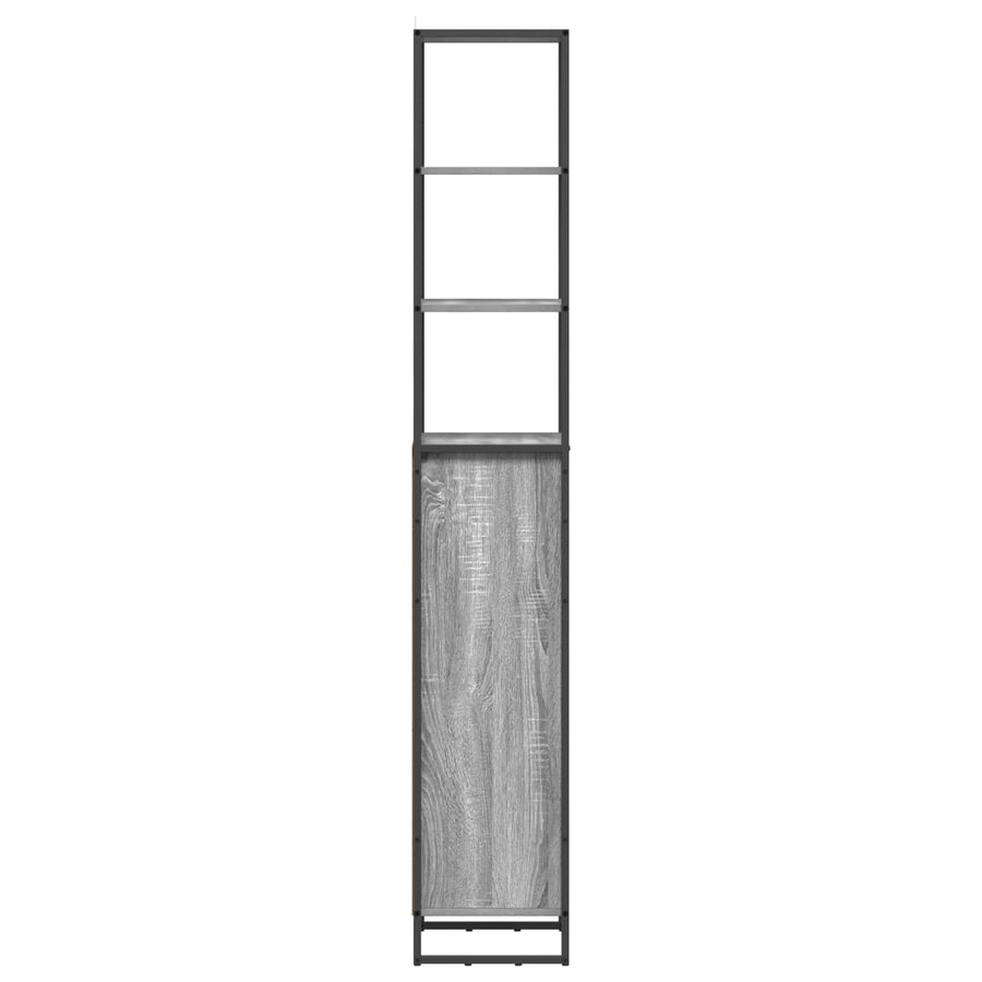 Badkamer Kast Grijs Sonoma 40 x 30 x 180 cm Bewerkt hout