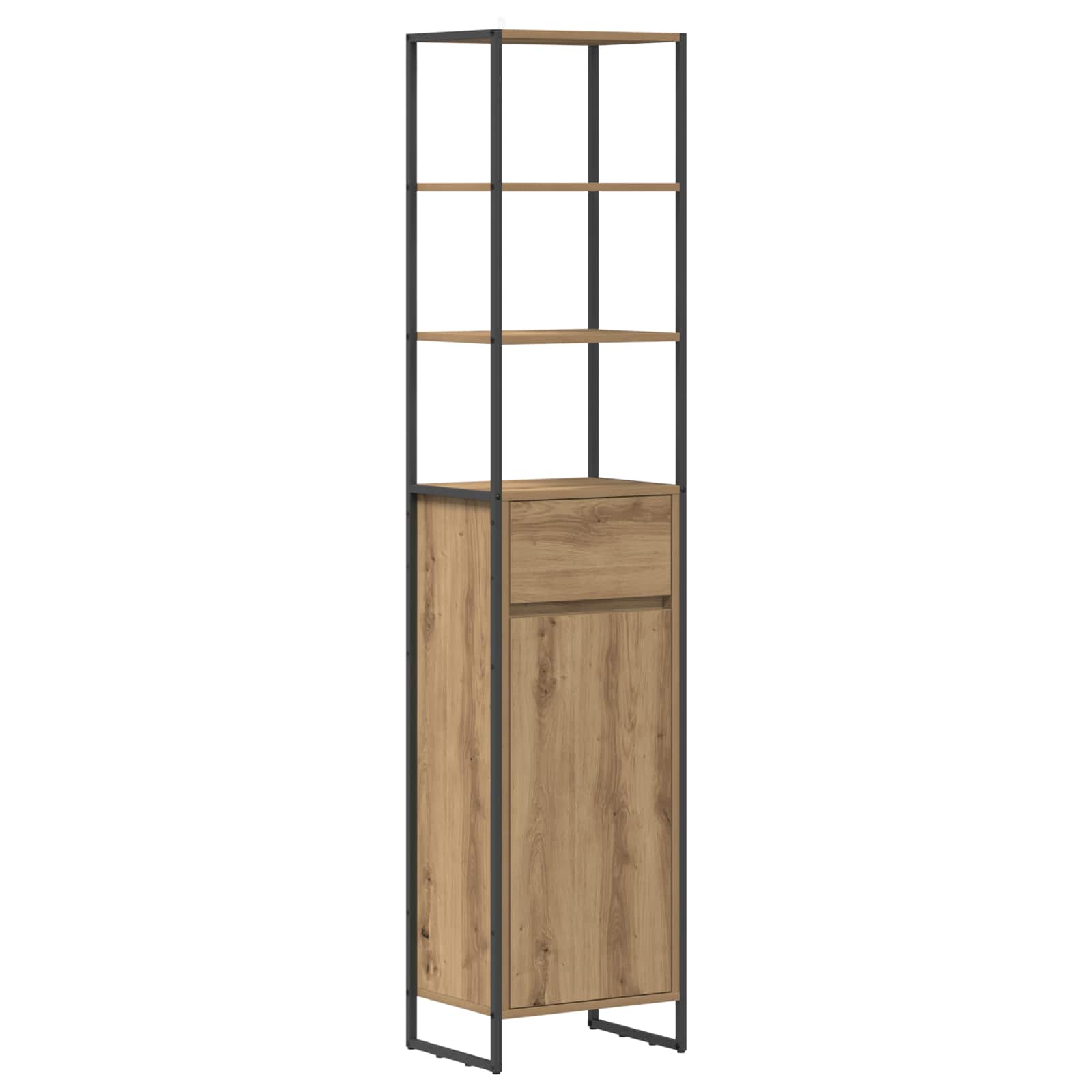 Badkamer Kast Ambachtelijk eiken 40 x 30 x 180 cm Bewerkt hout