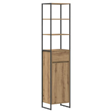 Badkamer Kast Ambachtelijk eiken 40 x 30 x 180 cm Bewerkt hout