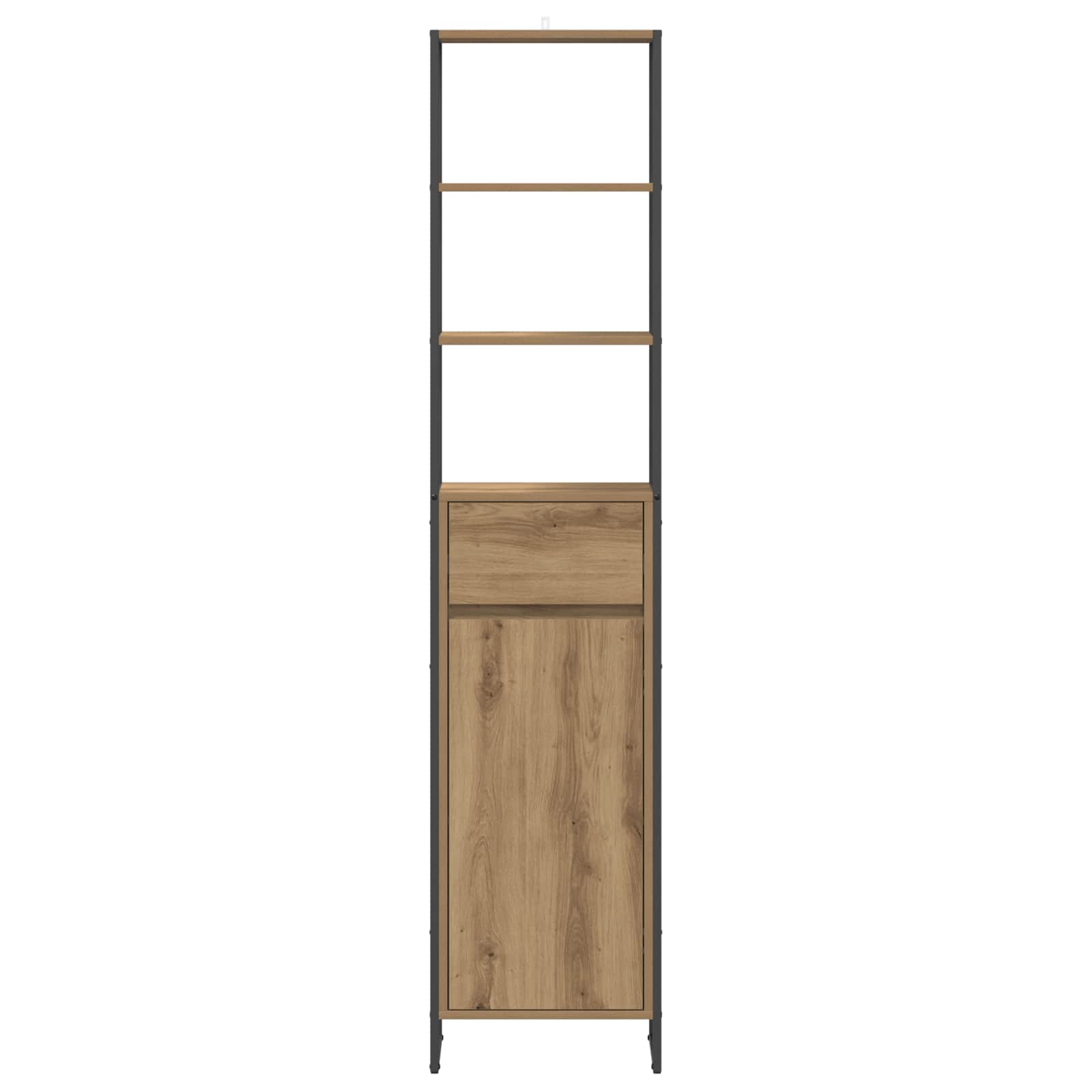 Badkamer Kast Ambachtelijk eiken 40 x 30 x 180 cm Bewerkt hout