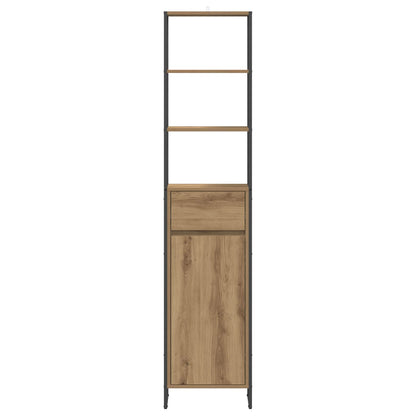 Badkamer Kast Ambachtelijk eiken 40 x 30 x 180 cm Bewerkt hout