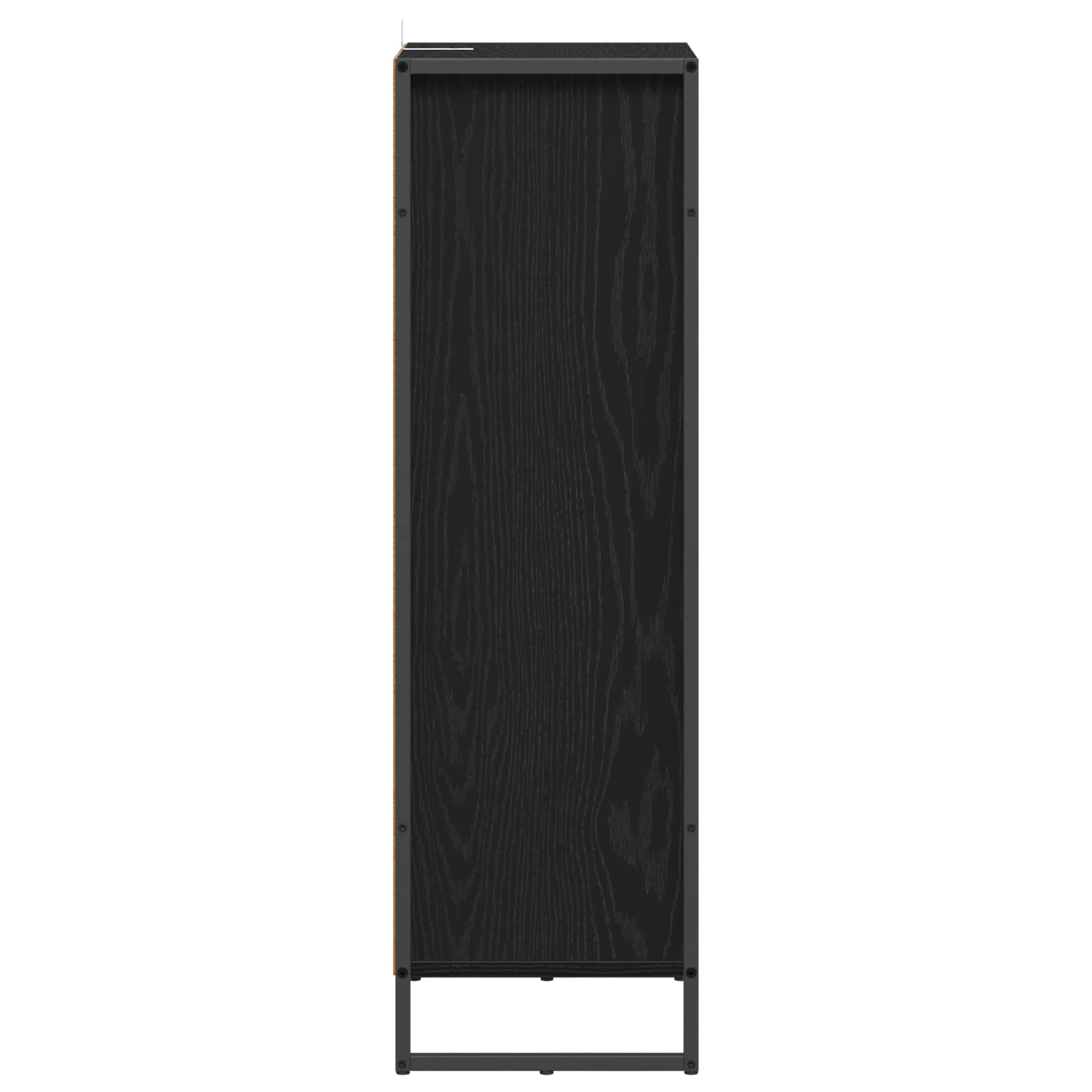 Badkamer Kast Zwart Eiken 40 x 30 x 100 cm Bewerkt hout