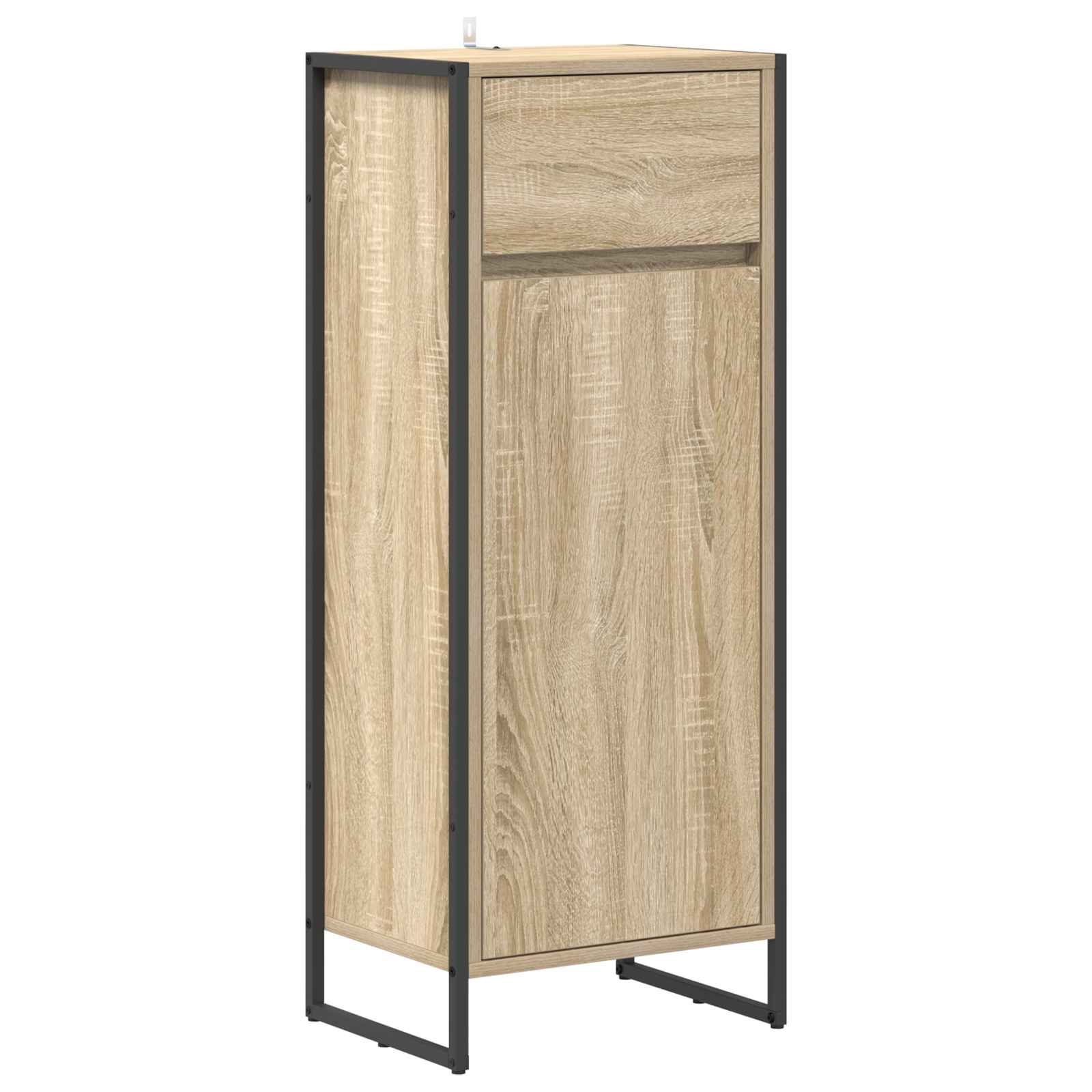 Badkamer Kast met lade Sonoma 40 x 30 x 100 cm Bewerkt hout