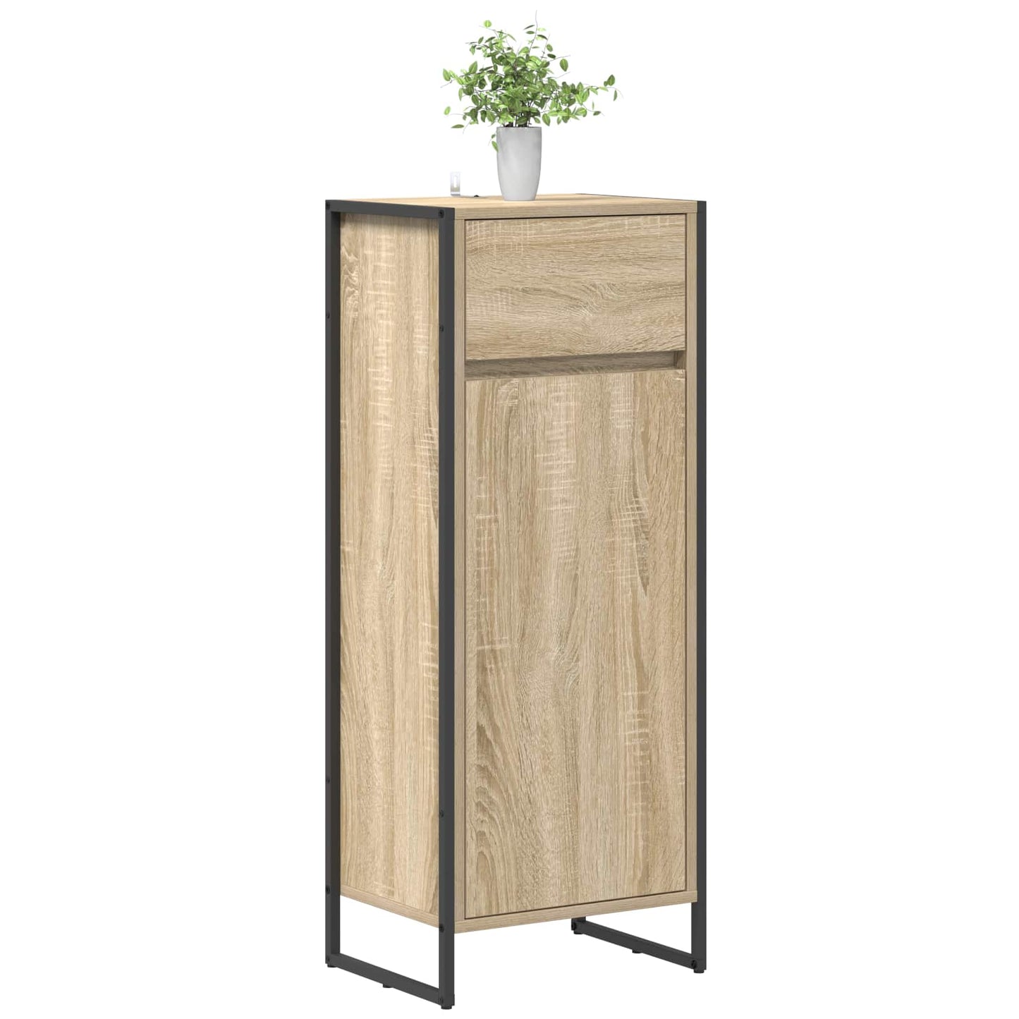 Badkamer Kast met lade Sonoma 40 x 30 x 100 cm Bewerkt hout