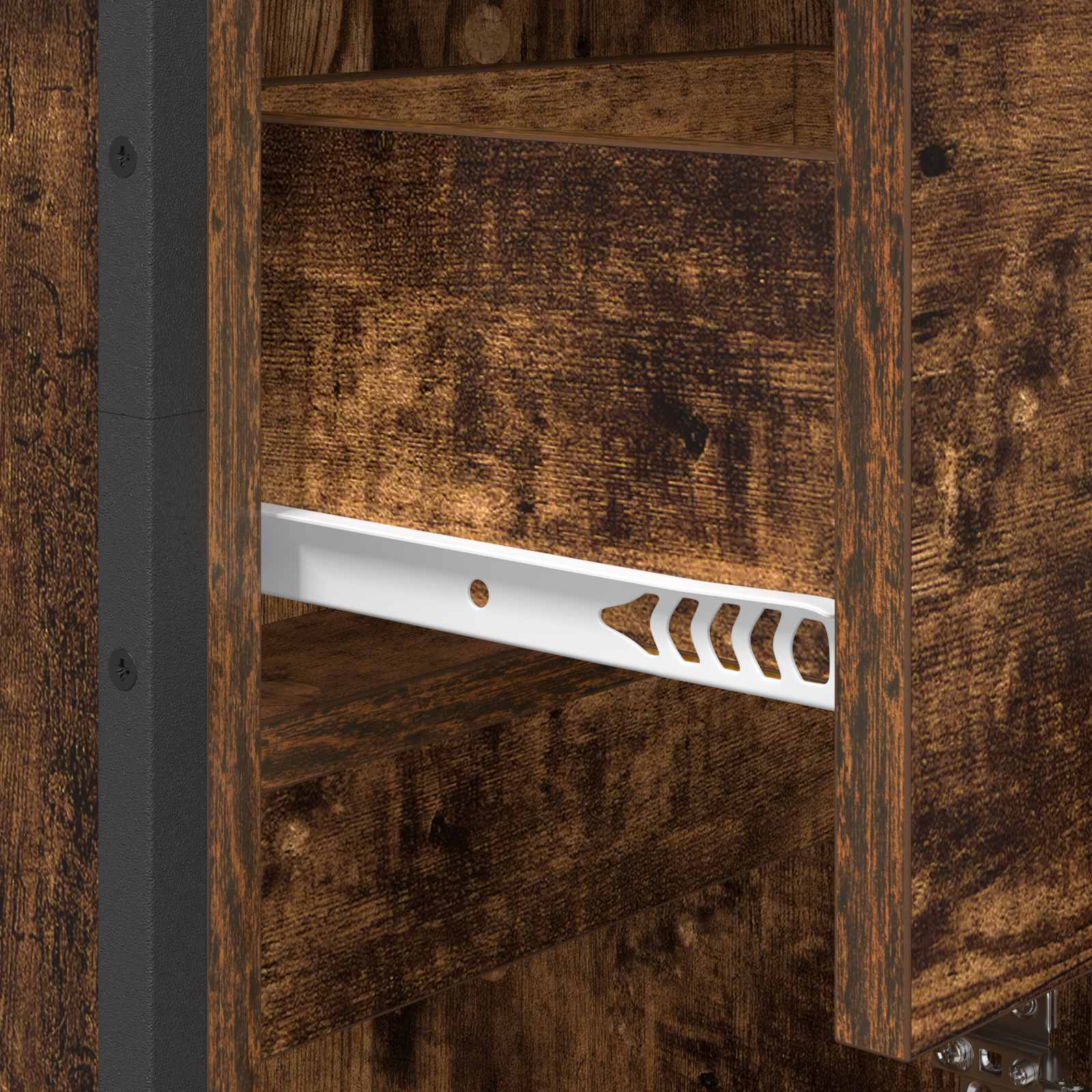 Badkamer Kast met lade Rook Eik 40 x 30 x 100 cm Bewerkt hout