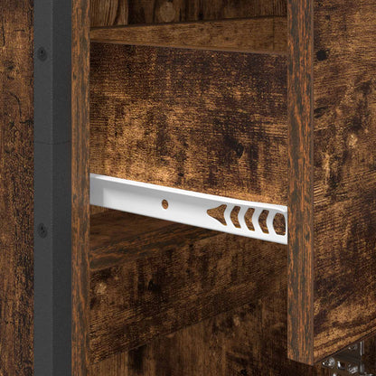 Badkamer Kast met lade Rook Eik 40 x 30 x 100 cm Bewerkt hout