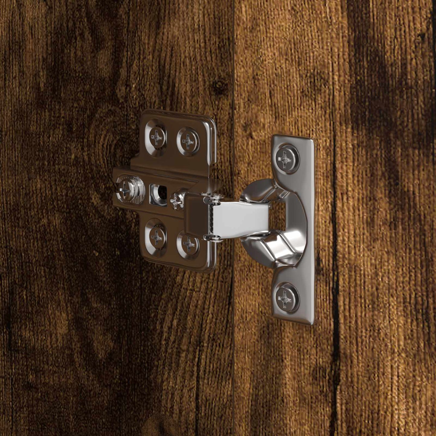 Badkamer Kast met lade Rook Eik 40 x 30 x 100 cm Bewerkt hout