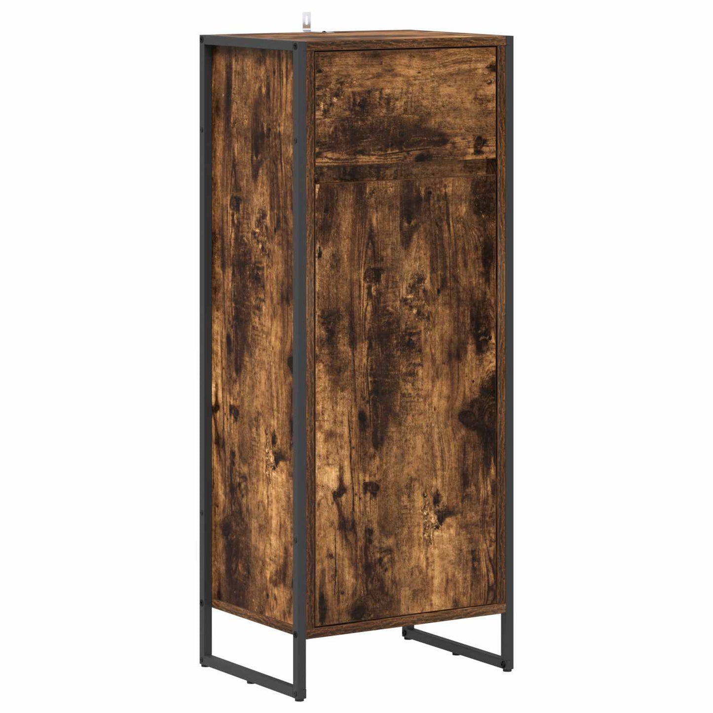 Badkamer Kast met lade Rook Eik 40 x 30 x 100 cm Bewerkt hout