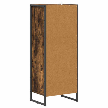 Badkamer Kast met lade Rook Eik 40 x 30 x 100 cm Bewerkt hout