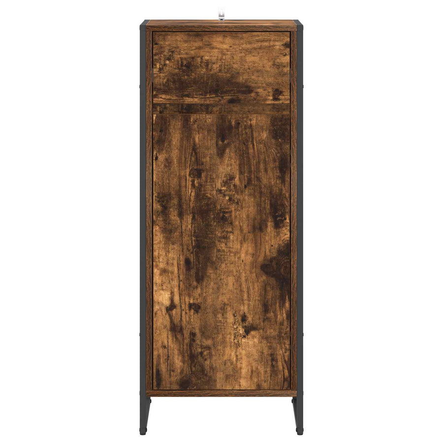 Badkamer Kast met lade Rook Eik 40 x 30 x 100 cm Bewerkt hout