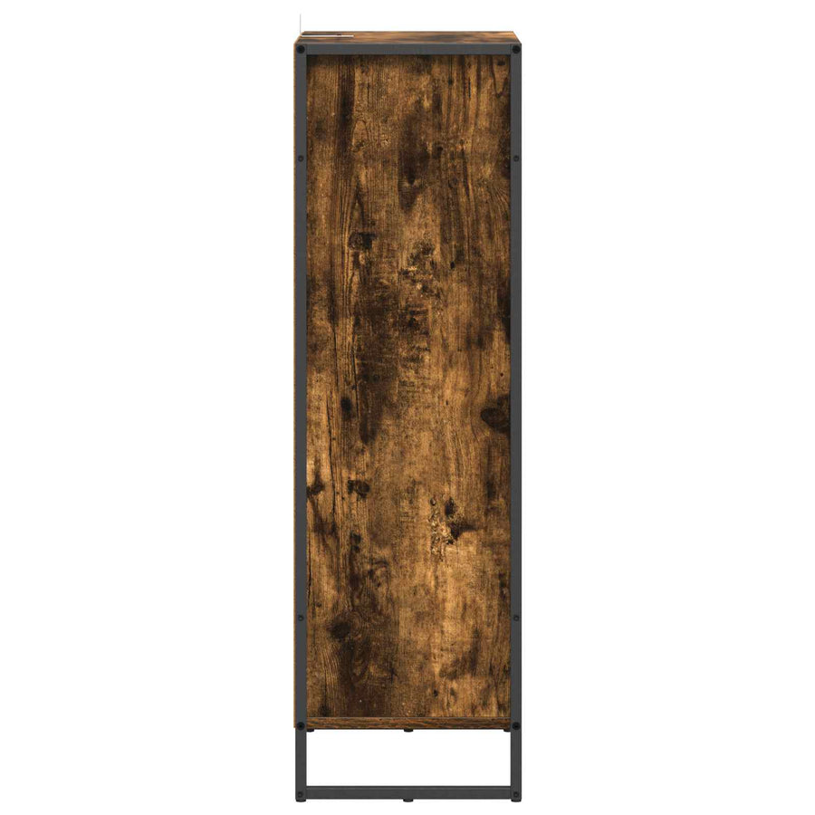 Badkamer Kast met lade Rook Eik 40 x 30 x 100 cm Bewerkt hout