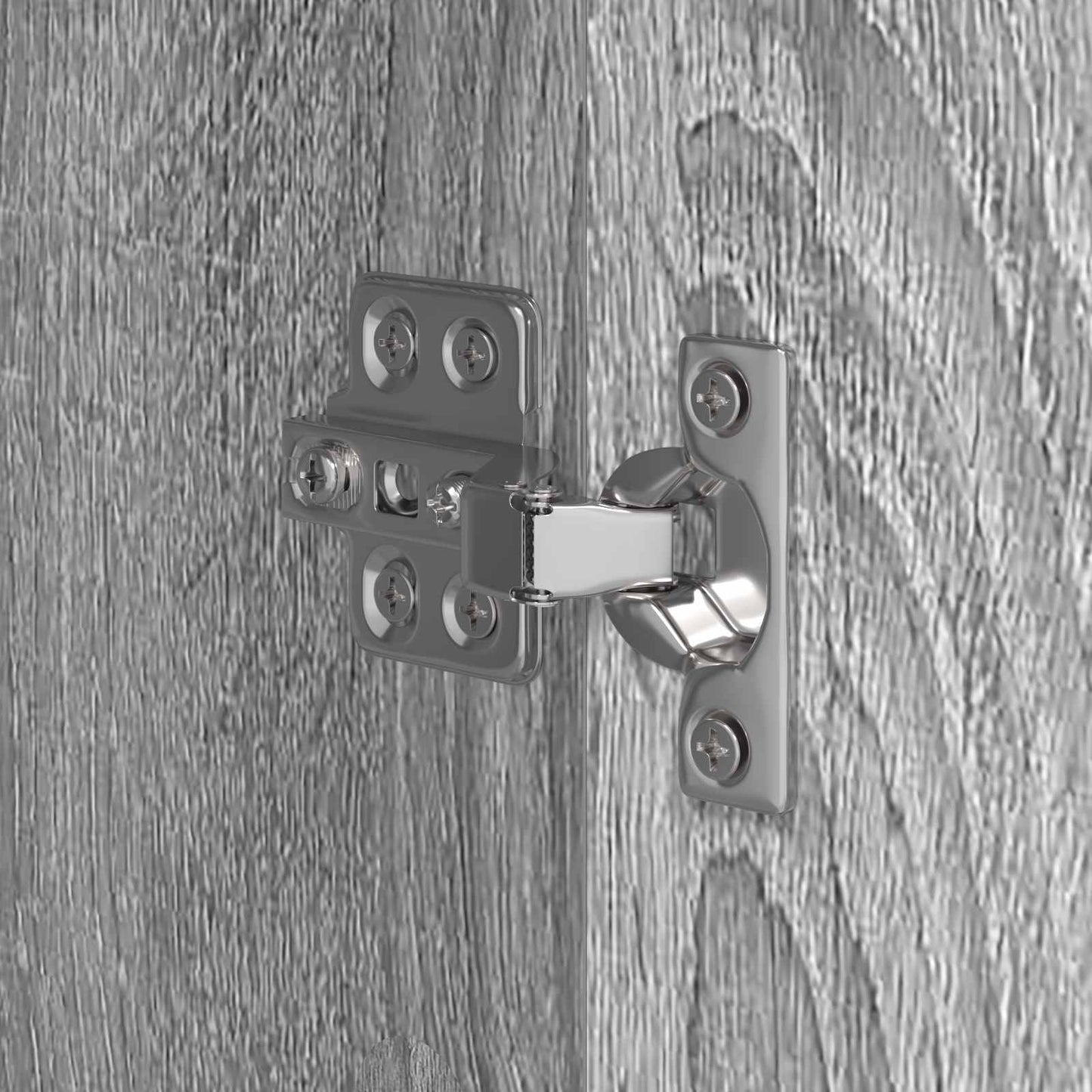 Badkamer Kast Grijs Sonoma 40 x 30 x 100 cm Bewerkt hout