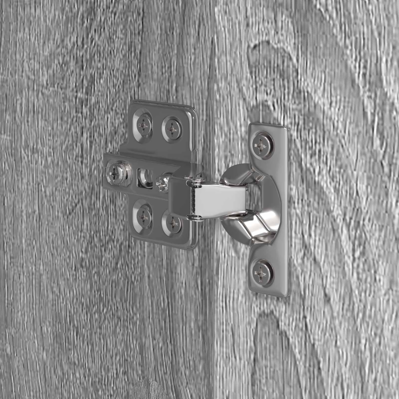 Badkamer Kast Grijs Sonoma 40 x 30 x 100 cm Bewerkt hout