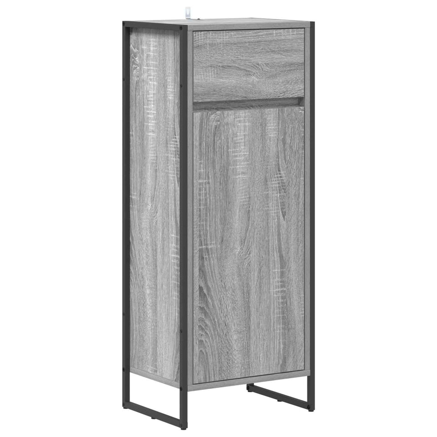 Badkamer Kast Grijs Sonoma 40 x 30 x 100 cm Bewerkt hout