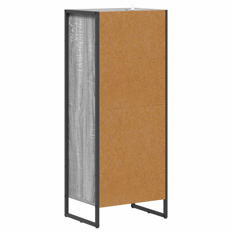 Badkamer Kast Grijs Sonoma 40 x 30 x 100 cm Bewerkt hout