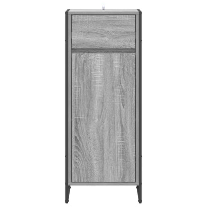 Badkamer Kast Grijs Sonoma 40 x 30 x 100 cm Bewerkt hout