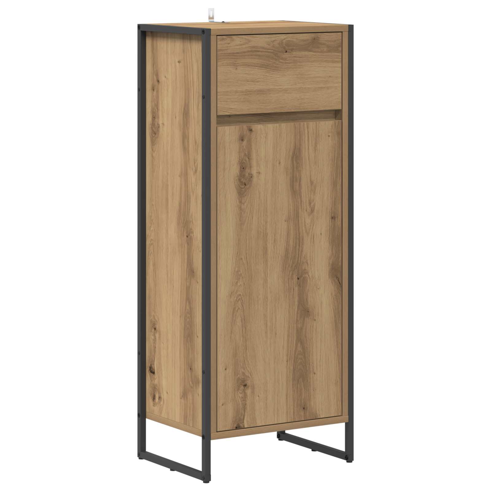 Badkamer Kast Ambachtelijk eiken 40 x 30 x 100 cm Bewerkt hout