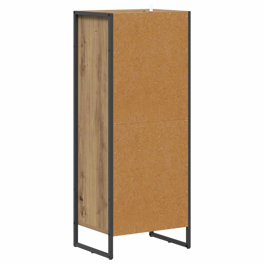 Badkamer Kast Ambachtelijk eiken 40 x 30 x 100 cm Bewerkt hout