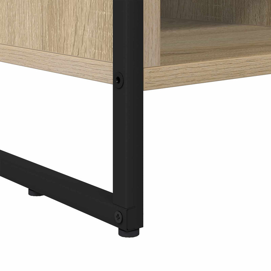 TV-kast met lade Sonoma 100 x 36 x 49,5 cm Bewerkt hout