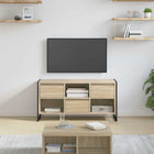 Tv-kast 100x36x49,5 cm bewerkt hout lade