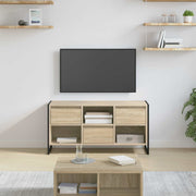 Tv-kast 100x36x49,5 cm bewerkt hout lade
