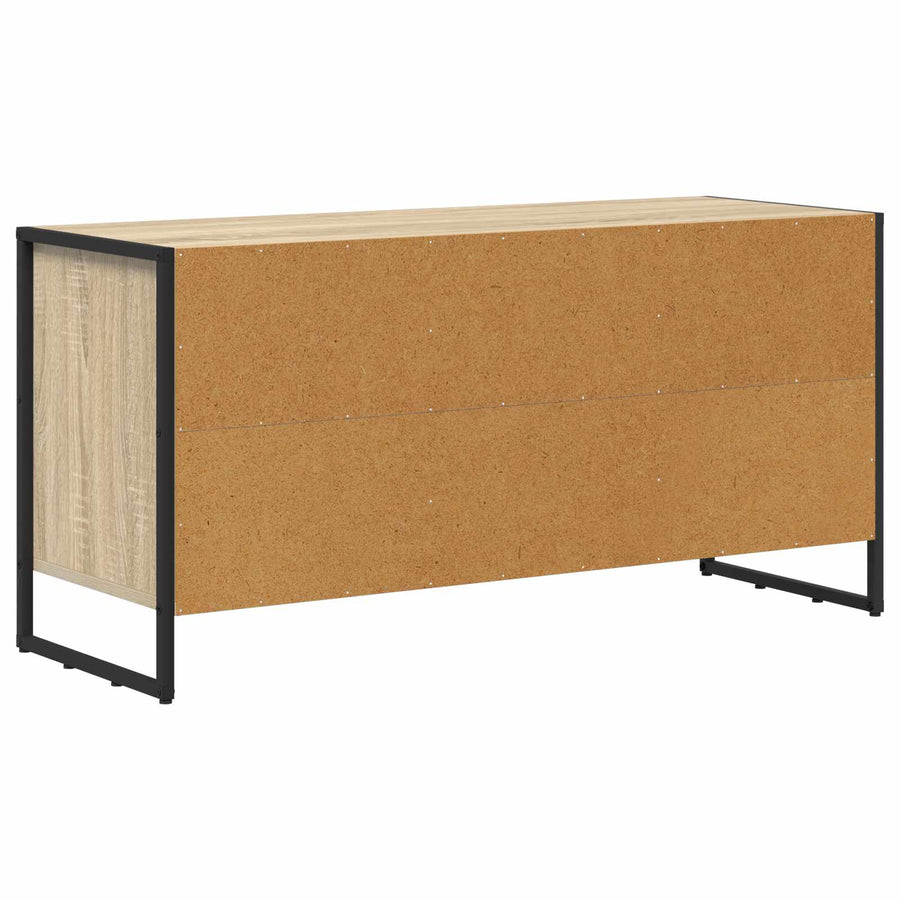 TV-kast met lade Sonoma 100 x 36 x 49,5 cm Bewerkt hout
