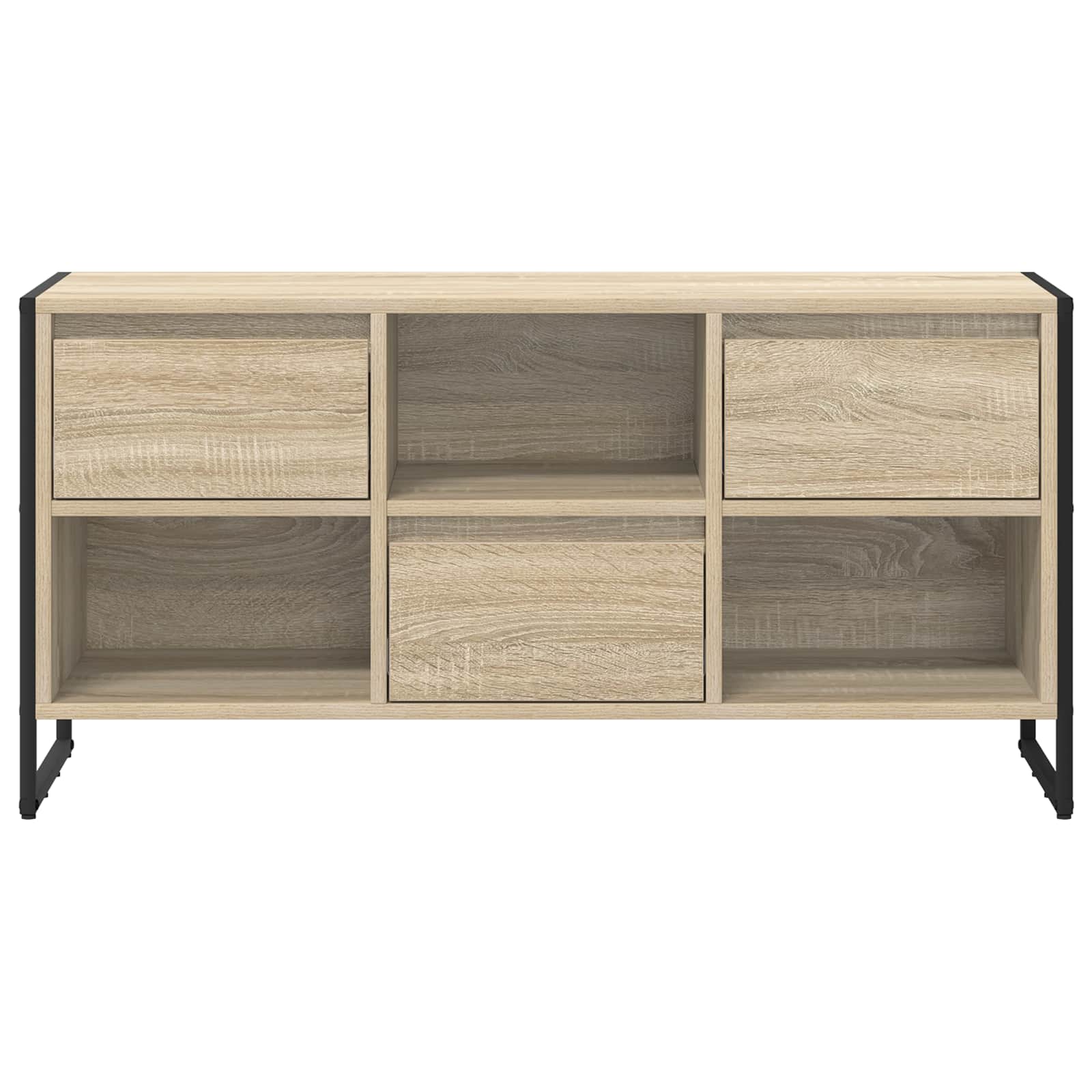 TV-kast met lade Sonoma 100 x 36 x 49,5 cm Bewerkt hout