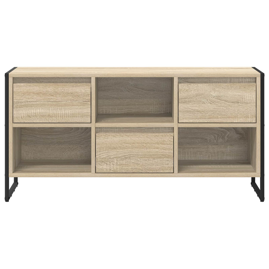 TV-kast met lade Sonoma 100 x 36 x 49,5 cm Bewerkt hout