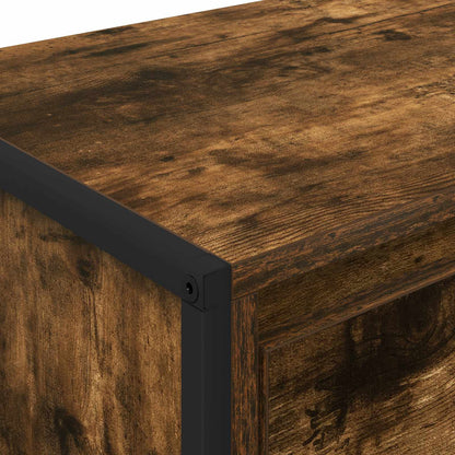 TV-kast met lade Rook Eik 100 x 36 x 49,5 cm Bewerkt hout