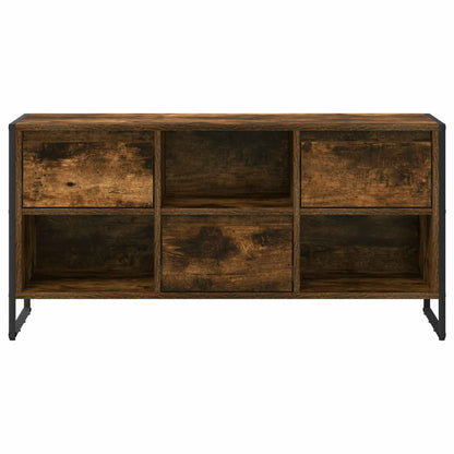 TV-kast met lade Rook Eik 100 x 36 x 49,5 cm Bewerkt hout