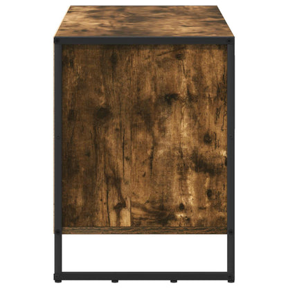 TV-kast met lade Rook Eik 100 x 36 x 49,5 cm Bewerkt hout