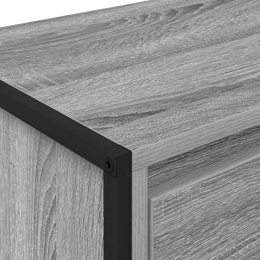 TV-kast met lade Grijs Sonoma 100 x 36 x 49,5 cm Bewerkt hout