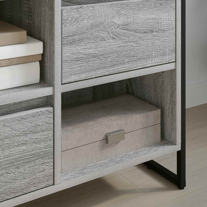 TV-kast met lade Grijs Sonoma 100 x 36 x 49,5 cm Bewerkt hout