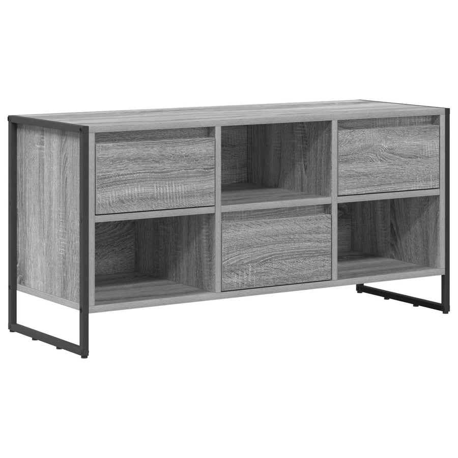 TV-kast met lade Grijs Sonoma 100 x 36 x 49,5 cm Bewerkt hout