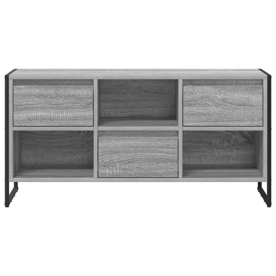 TV-kast met lade Grijs Sonoma 100 x 36 x 49,5 cm Bewerkt hout