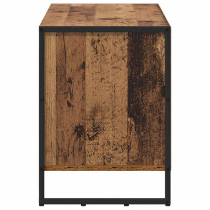 TV-kast met lade Oud Hout 100 x 36 x 49,5 cm Bewerkt hout