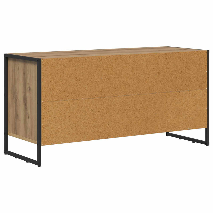 TV-kast Ambachtelijk eiken 100 x 36 x 49,5 cm Bewerkt hout